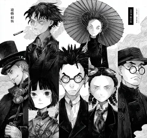 日常题材漫画封面，展现平凡生活的温暖片段